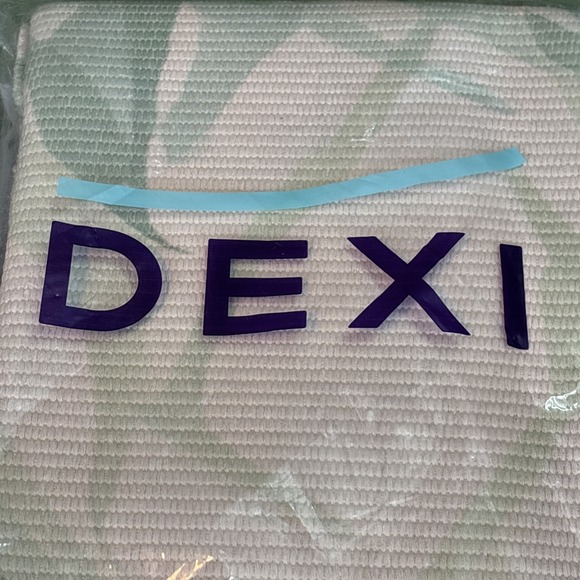 DEXI Hallway Runner Rug 2x6 ft Green Beige Non-Slip Entryway Rug NEW - Picture 3 of 10